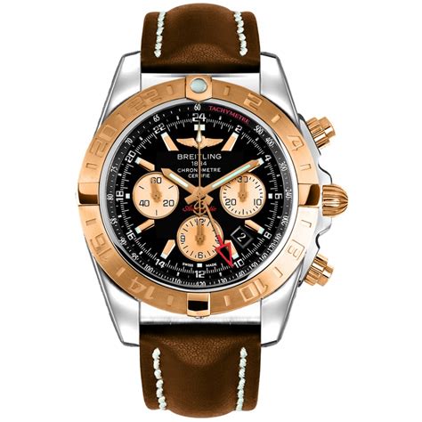 breitling chronomat gmt white dial two tone|Breitling Chronomat 44 gmt price.